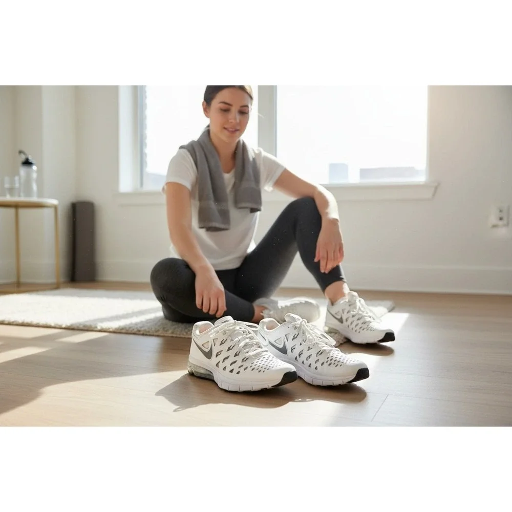 Nike Air Max Typha White Wolf Grey Training Shoes 918460-101 Womens 8.5‎